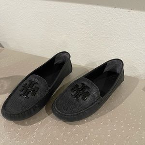 BLACK TORY BURCH WOMENS LOAFER SLIP ON